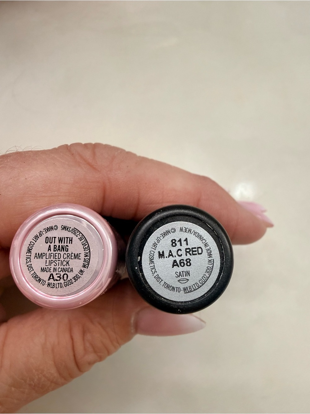 MAC COSMETICS  (2) LIPSTICKS